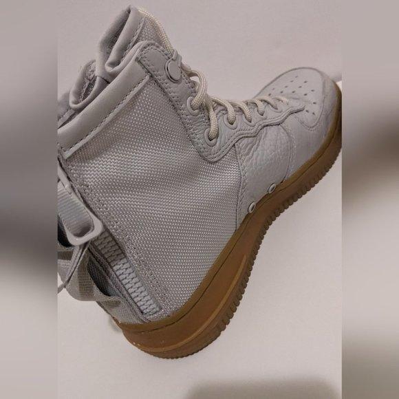 SF AF Air Force  1 Mid Vast Grey 7 Women - Picture 7 of 10